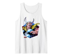 Marvel Avengers The Mighty Thor Odinson Retro Comic Portrait Débardeur