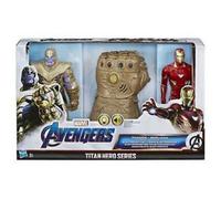 Marvel Avengers Titan Hero Series Ironman Thanos Titan Hero & Glove Toy Multi...