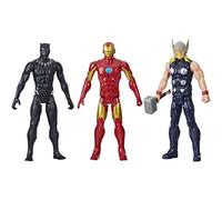 Marvel Avengers Titan Hero Series Pack de 3 Black Panther Thor Iron Man