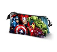 Marvel Avengers Unit-Trousse Triple, Multicolore, 23 x 11 cm