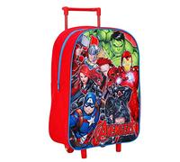 Marvel Avengers Valise Enfant - Trolley Cabine - Bagages de Voyage - Sac à Dos pour Enfants - Trolley Bag - Petite Valise Rangement Enfant - Valise à roulettes Enfant