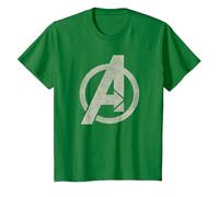 Marvel Avengers Vintage A T-Shirt, Enfant, Vert Kelly, 4 Ans