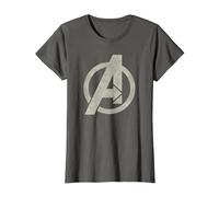 Marvel Avengers Vintage A T-Shirt, Femme, Asphalte, S