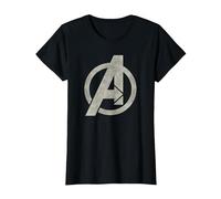 Marvel Avengers Vintage A T-Shirt, Femme, Noir, L