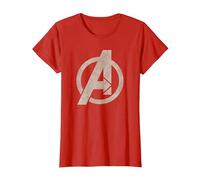 Marvel Avengers Vintage A T-Shirt, Femme, Rouge, M