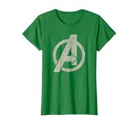 Marvel Avengers Vintage A T-Shirt, Femme, Vert Kelly, XS