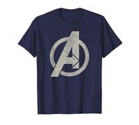 Marvel Avengers Vintage A T-Shirt, Homme, Bleu Marine, 3XL