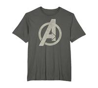 Marvel Avengers Vintage A T-Shirt, Homme Grandes Tailles, Asphalte, 4X Tall