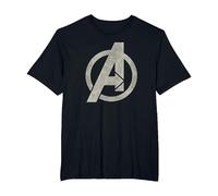 Marvel Avengers Vintage A T-Shirt, Homme Grandes Tailles, Noir, 5X Tall