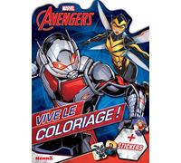 Marvel Avengers - Vive le coloriage ! - Livre de coloriage avec stickers - Dès 4 ans