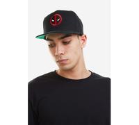Marvel Deadpool Logo Snapback Casquette Plate, Noir (Black blk), Taille Unique Homme