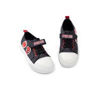 Marvel Baskets Spider-Man Noires, Rouges et Blanches | Chaussures à Lacets et Scratch pour garçon | Chaussures de Sport à Motif Toile de Spider-Man | Tenue décontractée de rentrée sur Le thème