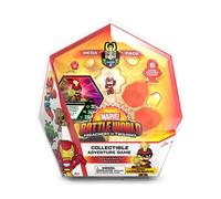 Marvel Battleworld : Série 2 Treachery at Twilight Mega Collectable Adventure Game Pack - Captain Marvel (Comprend 5 héros à Collectionner + 1 exclusivité + 13 Cartes de Bataille) - Idéal pour Les