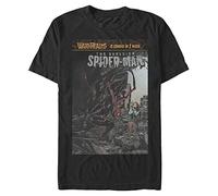 Marvel Big & Tall Classic Spider-Man Men's Tops Short Sleeve Tee Shirt, Black, 3X-Large