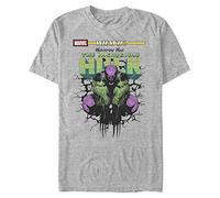 Marvel Big & Tall Classic The Incredible Wolverine Men's Tops Short Sleeve Tee Shirt, Athletic Heather, 3X-Large
