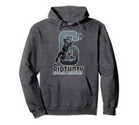 Marvel Black Panther Action Pose 6th Birthday Hoodie