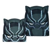 Marvel Black Panther Bonnet à Revers Enroulable Noir Taille Unique, Noir, Taille Unique