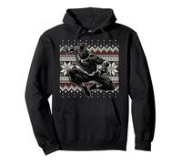 Marvel Black Panther Crouch Ugly Noël Sweat à Capuche