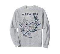 Marvel Black Panther Kingdom of Wakanda Map Sweatshirt