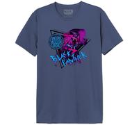 Marvel « Black Panther Poster » MEBLPACTS002 T-Shirt Homme, Denim, Taille S