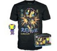 Marvel Blacklight - Set POP! & Tee figurine et T-Shirt Rescue - Taille S G