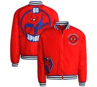 Marvel Blouson aviateur Avengers Spider-Man avec fermeture éclair pour garçons et enfants (7-16), Spider-Man Rouge, 7