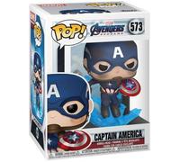 Marvel - Bobble Head Pop N° 573 - Endgame - Captain America & Mjolnir