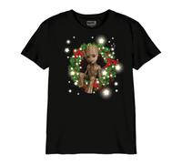 Marvel BOMARCOTS179 T-Shirt, Noir, 6 Ans Garçon
