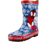 Marvel Bottes Spiderman | Bottes De Pluie Enfant Spiderman | Spidey Et Ses Amis Chaussures Garçons | Bleu 26