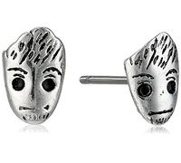 Marvel Boucles d'oreilles unisexe Marvel Gardiens de la Galaxie Wee Groot, Cristal Argent, Ne s'applique pas