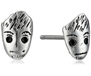 Marvel Boucles d'oreilles unisexe Marvel Gardiens de la Galaxie Wee Groot, Cristal Argent, Ne s'applique pas