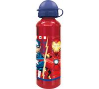 Marvel - Bouteille Red pour enfants de Aluminium Avengers 530 ml avec bec verseur et bouchon de sécurité