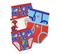 Marvel Boxer Enfant Garcon, Spidey et Ses Amis Extraordinaires Pack de 5 Slips Garçon, Spiderman Calecon Enfant, Multicolore 4-5 Ans