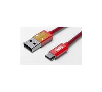 Marvel Câble Micro USB de 120 cm, pour Téléphones Portables, Android Samsung Galaxy, Nokia, Huawei, Nexus, LG, Sony, HTC, Quick Charge - Iron man