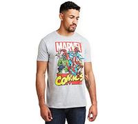 Marvel Call Out Shirt, Grey (Sport Grey SPO), M Men's