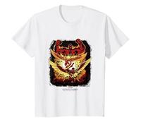 Marvel Captain America: Brave New World Heroes VS Red Hulk T-Shirt, Enfant, Blanc, 12 Ans