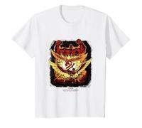 Marvel Captain America: Brave New World Heroes VS Red Hulk T-Shirt, Enfant, Blanc, 2 Ans