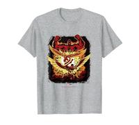 Marvel Captain America: Brave New World Heroes VS Red Hulk T-Shirt, Homme, Gris Chiné, L