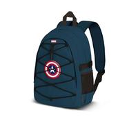 Marvel Captain America CAP-Sac à dos Fight PRO, Bleu 31 x 44 cm, Capacité 24 L