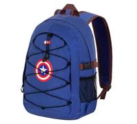 Marvel Captain America CAP-Sac à dos Fight PRO, Bleu 31 x 44 cm, Capacité 24 L
