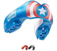 Marvel Captain America Sport Protège-Dents pour Appareil Orthodontique. Protection intégrale pour Tous Les Sports, notamment Le Rugby, MMA, Hockey, Les Arts Martiaux et la Boxe