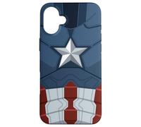 Marvel Captain America Steve Rogers Uniforme Coque pour iPhone 16 Plus