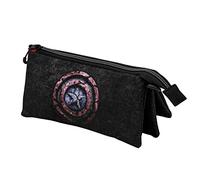 Captain America Stone Trousse Triple HS, Noir Noir