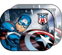 Sparco Paire de rideaux latéraux pour voiture Marvel Captain America Bleu/Rouge