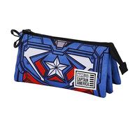 Marvel Captain America Tekk Costume-Trousse Triple FAN 2.0, Bleu
