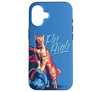 Marvel Captain Marvel Fly High Goose Le Chat Coque pour iPhone 16