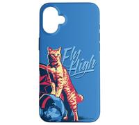 Marvel Captain Marvel Fly High Goose Le Chat Coque pour iPhone 16 Plus