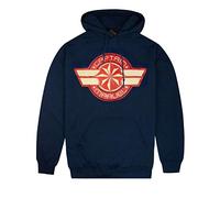 Marvel Captain Marvel Logo Womens Navy Hoodie