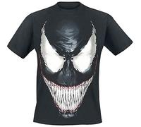 Marvel Carnage - T-shirt - Imprimé - Col rond - Manches courtes - Homme - Noir - Taille: XXL