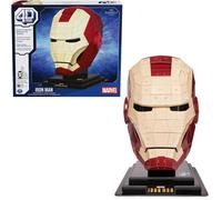 4D BUILD - Puzzle 3D Marvel - Maquette Avengers 96 Pièces - Casque Iron Man Inspiré de la Saga - Puzzle Adulte - Jeu de Construction à Collectionner - Jouet adulte - Jeu Enfant 12 ans et +